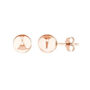 NEW Solid 14K Rose Gold Earrings (LARGE)